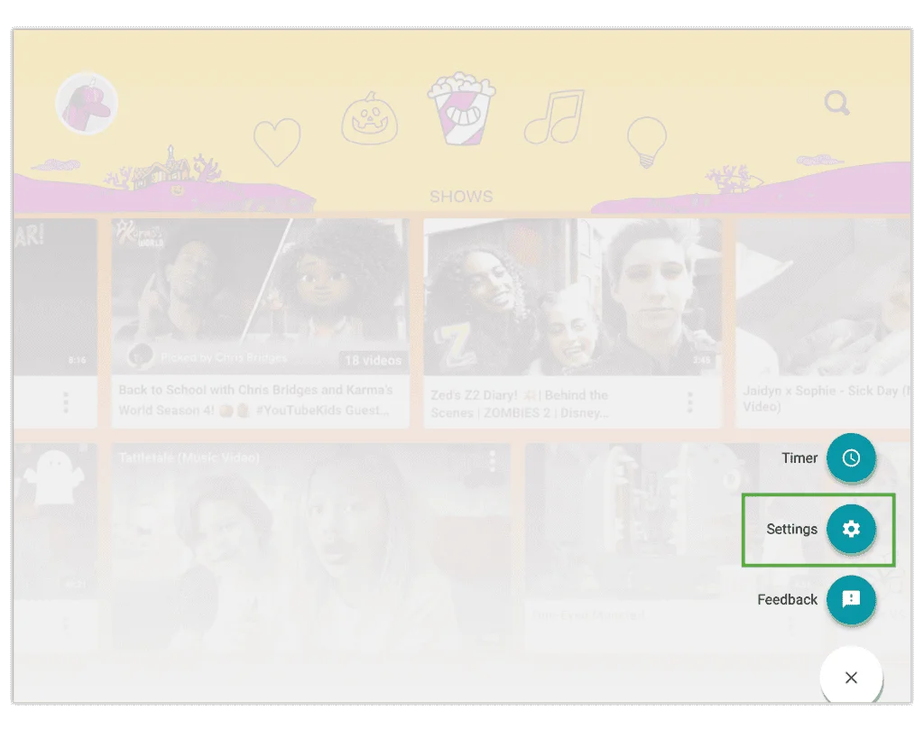Youtube kids Step 14