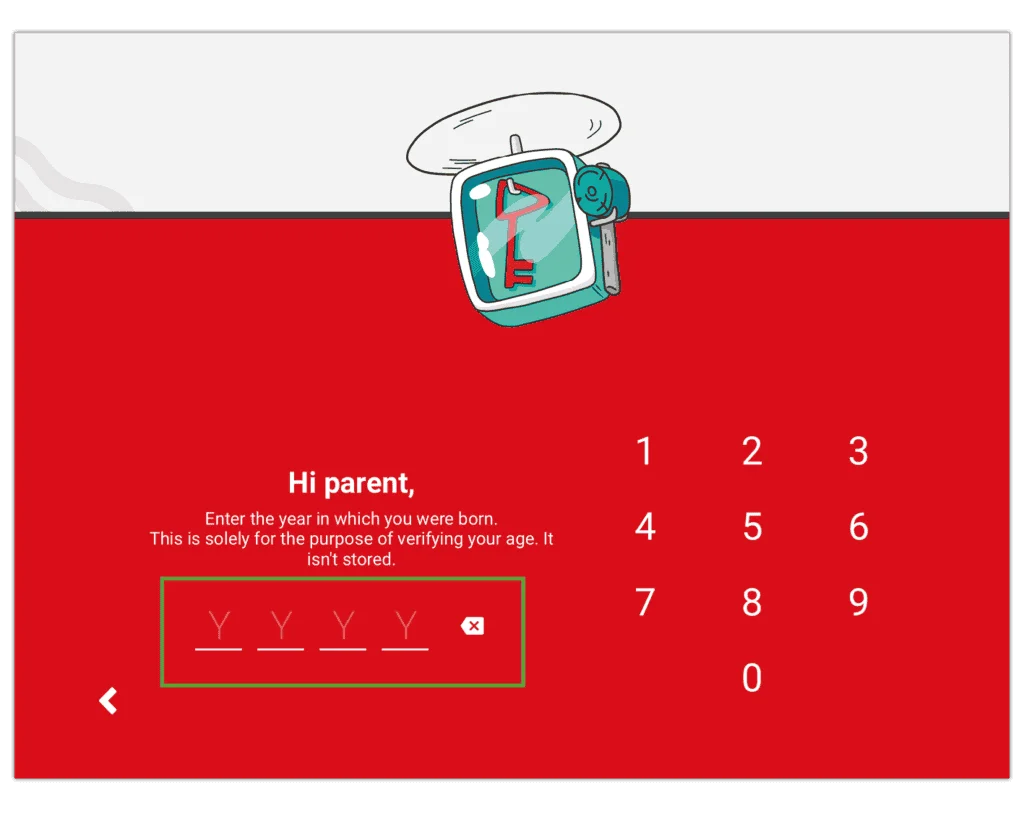Youtube kids Step 2