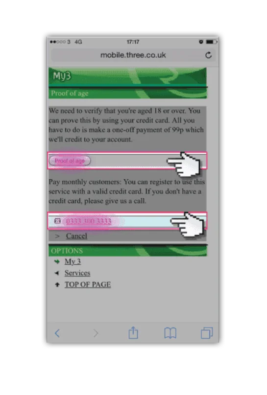 three mobile step 4